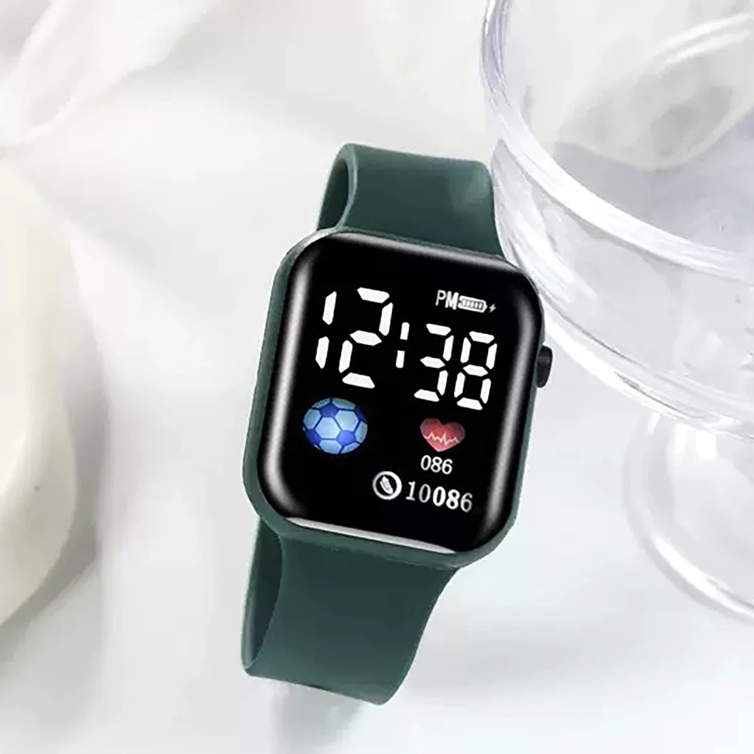 2025New Sport Watch Men Women LED Screen Multi-Country Display Heart Rate Health Watch IP 67 Waterproof Outdoor Fitness Watch