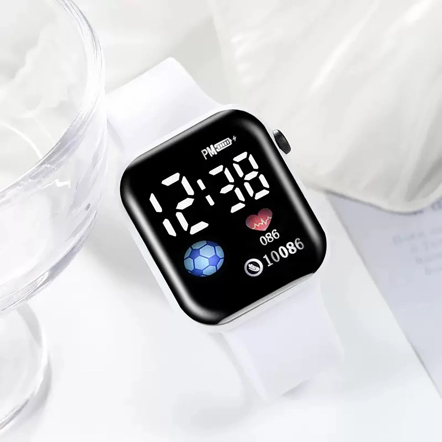 2025New Sport Watch Men Women LED Screen Multi-Country Display Heart Rate Health Watch IP 67 Waterproof Outdoor Fitness Watch