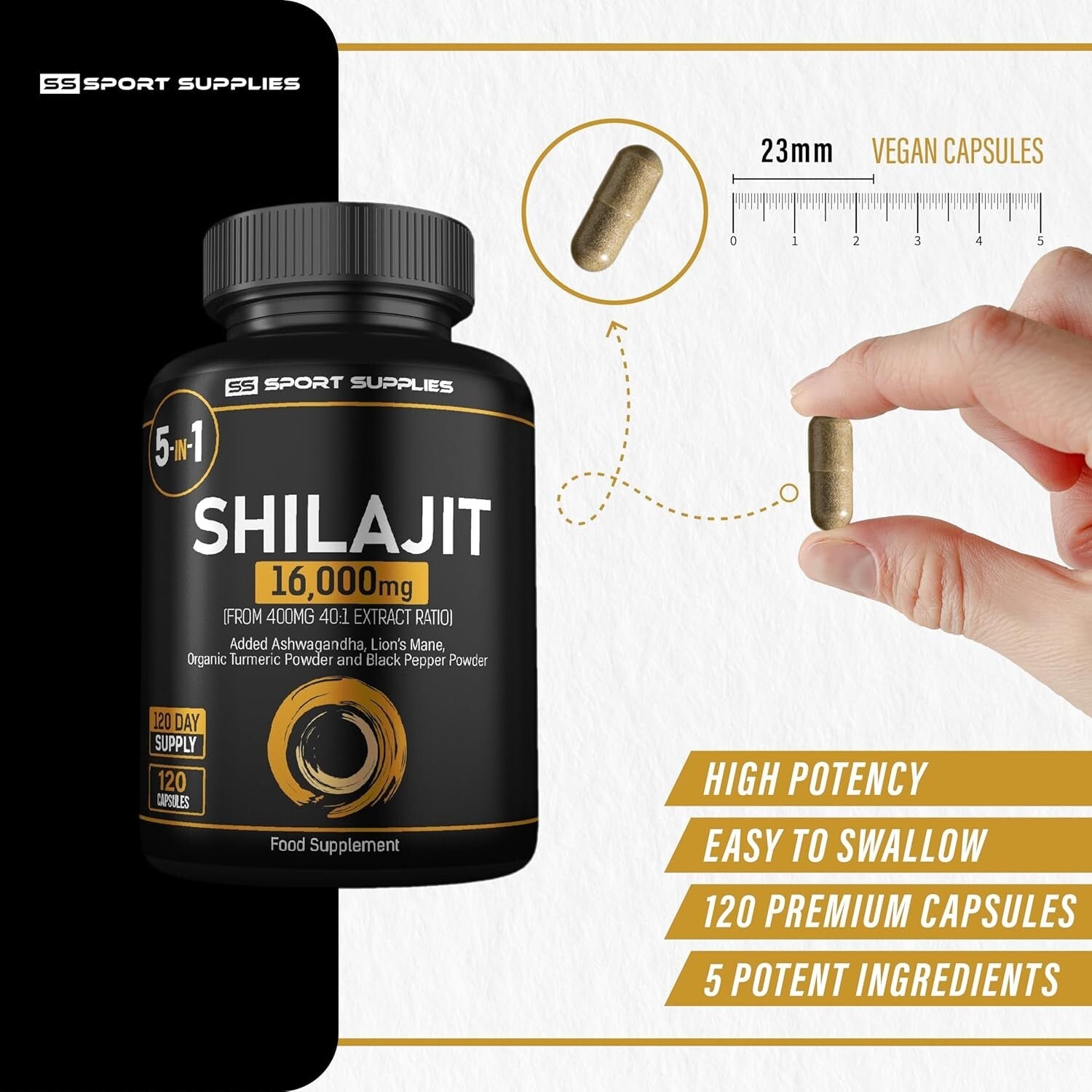 100% Pure Himalayan Shilajit 16000Mg Extremely Potent, Performance, Good Results