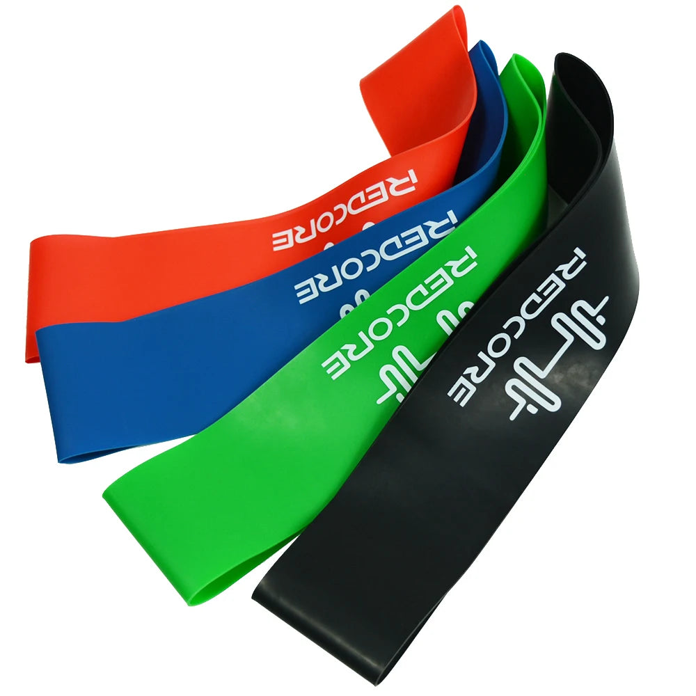 Mini Loop Resistance Bands Natural Latex Workout Band Loops Stretch Exercise Bands for Women Men Strength Training Therapy Home