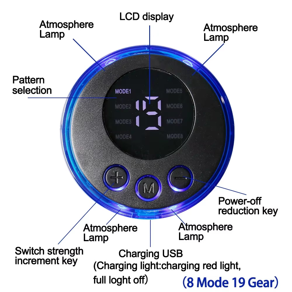 ABS Stimulator Muscle Toner EMS Muscle Stimulator Fitness Weight Loss Massager Abdominal Training Slimming Patch